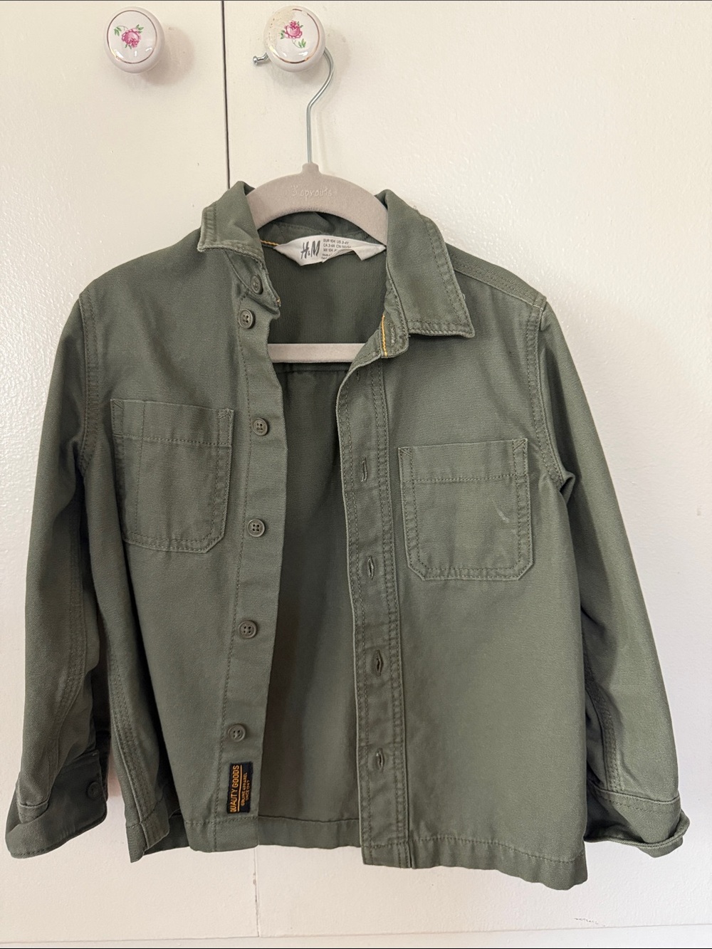 H&M Toddler Olive Utility Field Jacket
